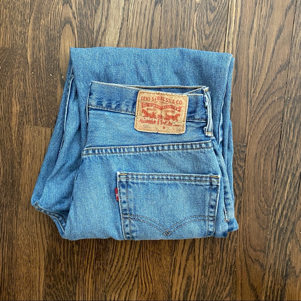Vintage Cropped Levi’s 550s